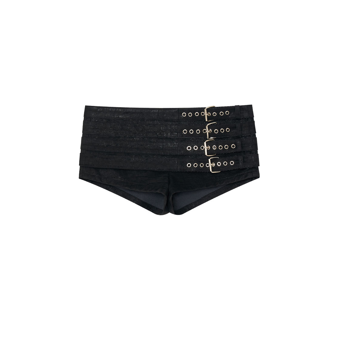 [KREAM 단독] 본네 벨티드 마이크로 쇼츠 블랙([KREAM 단독] Bonnae Belted Micro Shorts Black)