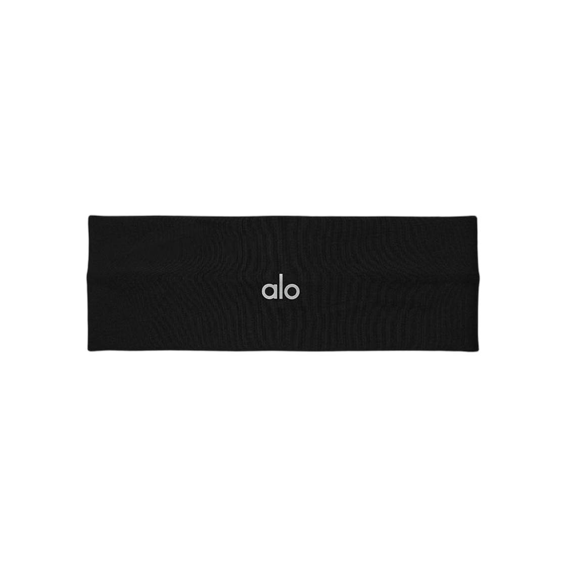 (W) 알로 요가 에어리프트 헤드밴드 블랙((W) Alo Yoga Airlift Headband Black) - 1