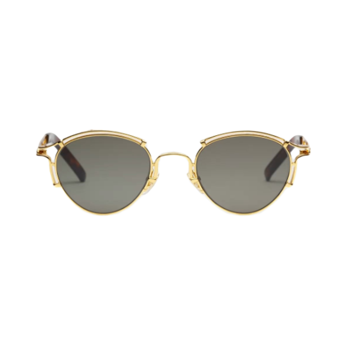 24/30-U-LU009-X056-92 Jean Paul Gaultier The Gold 56-5102 Sunglasses Gold Green Lenses