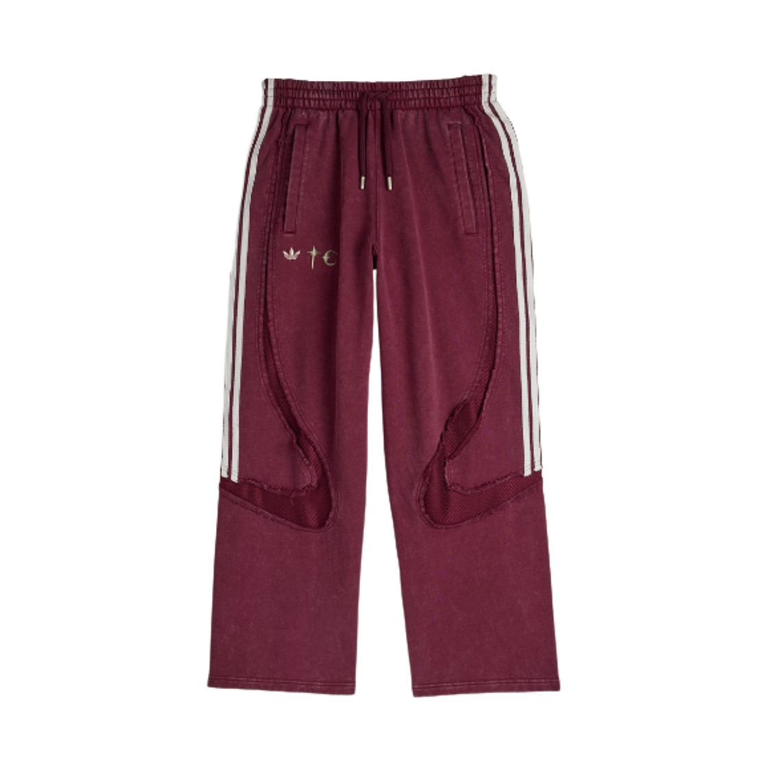아디다스 x 떠그 클럽 팀가이스트 스웨트팬츠 마룬 - KR 사이즈(Adidas x Thug Club Teamgeist Sweatpants Maroon - KR Sizing)