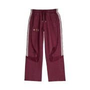 Adidas x Thug Club Teamgeist Sweatpants Maroon - KR Sizing