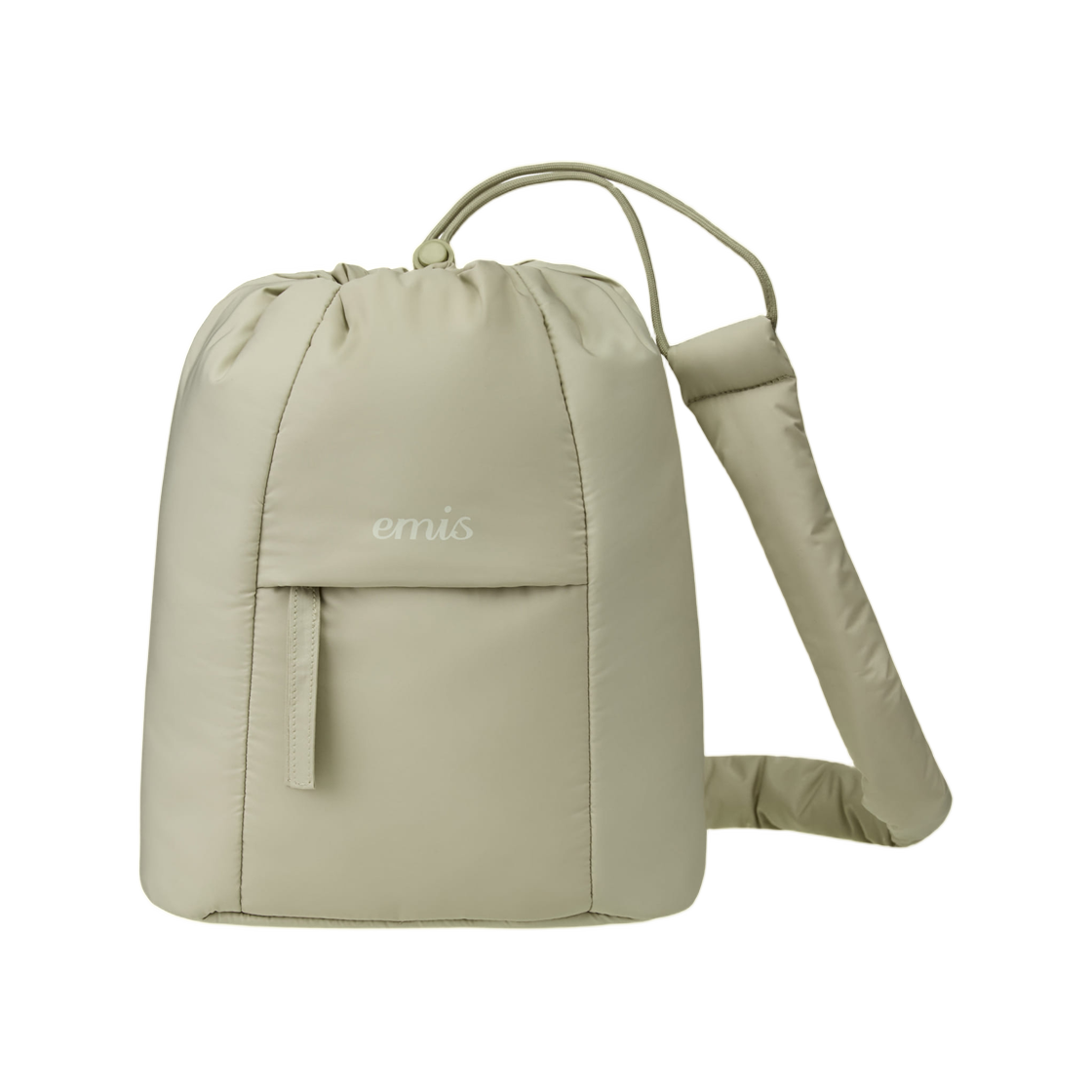 이미스 패디드 집 포켓 슬링백 베이지(Emis Padded Zip Pocket Sling Bag Beige) - 1