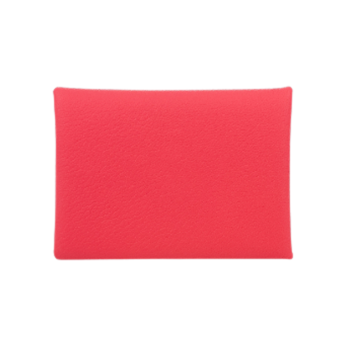 ITT5BMJ94L8O Hermes Calvi Duo Card Holder in Rose Texas with K Engraving