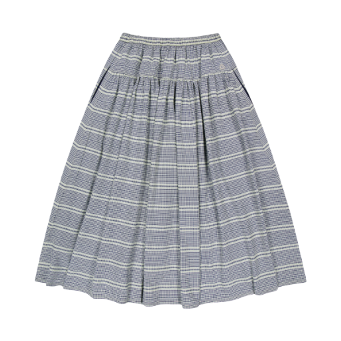 (W) 코이세이오 와이드 셔링 스커트 네이비