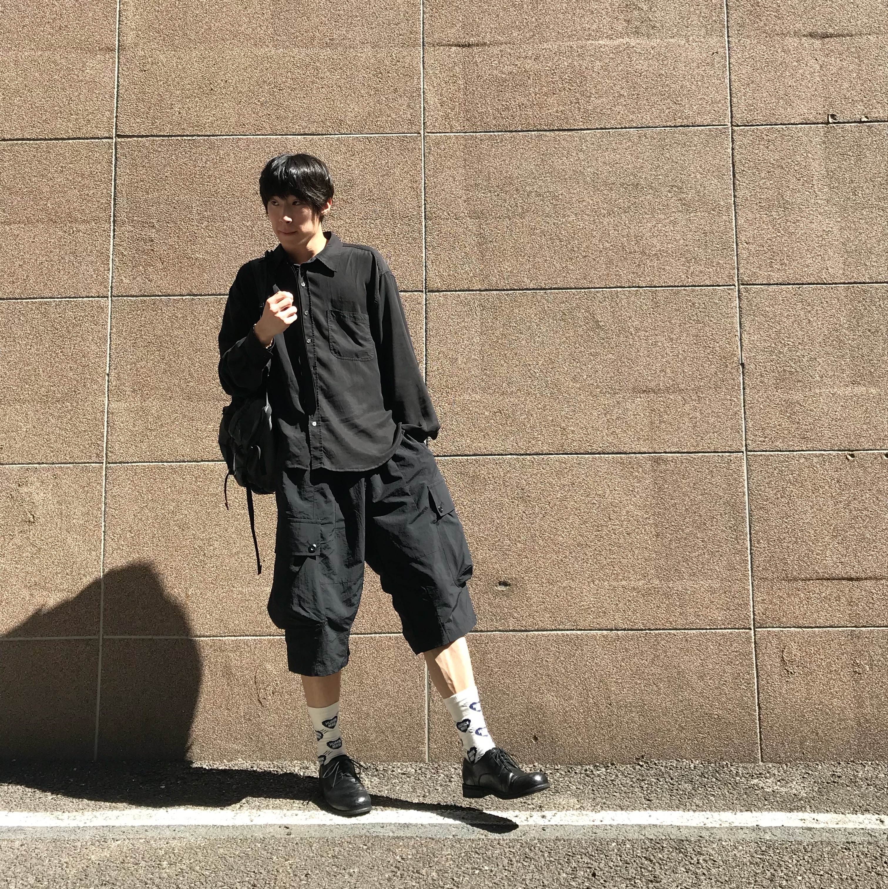 Human Made Heart Socks Gray 착용 스타일 - 3