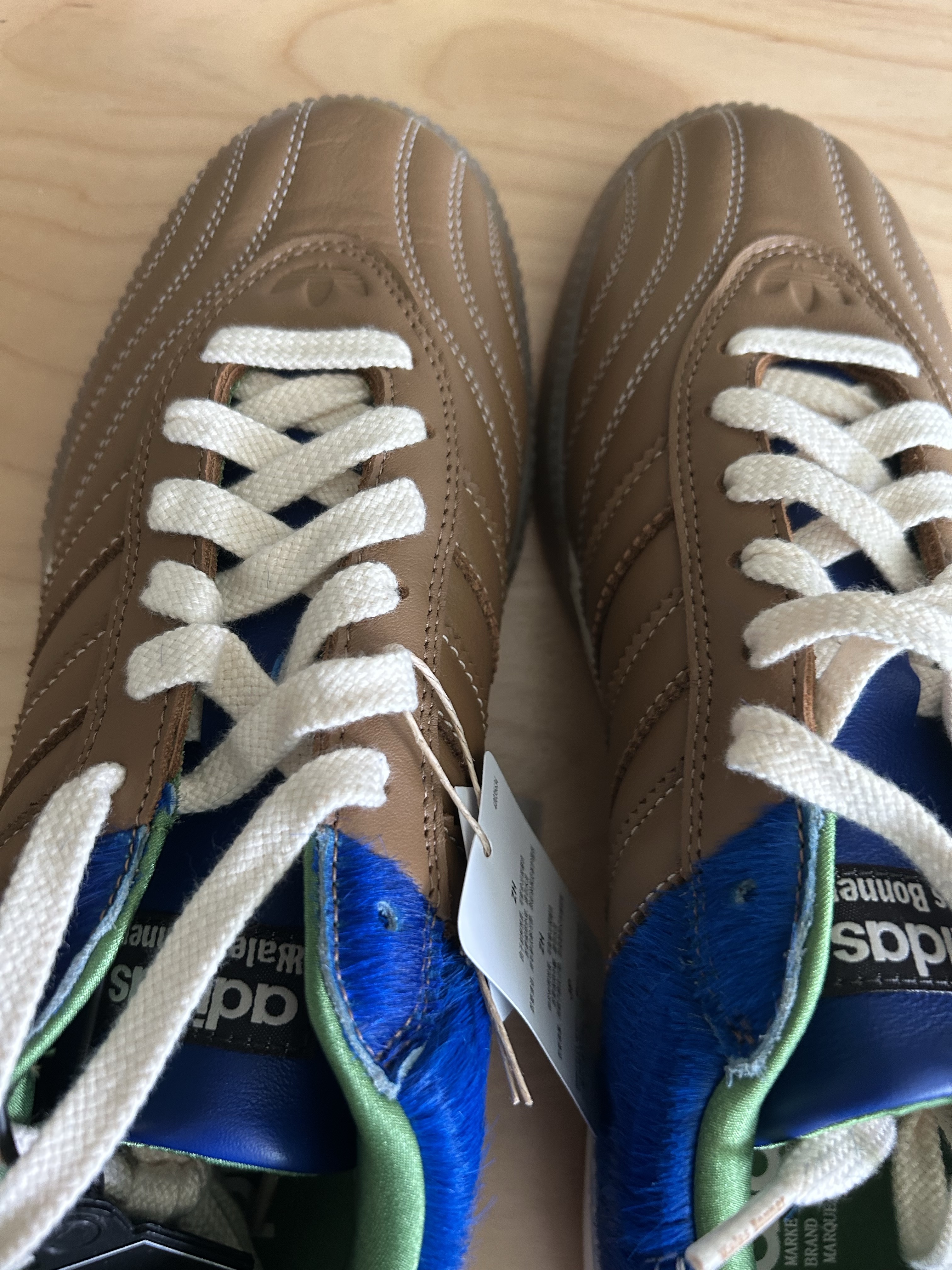 Adidas x Wales Bonner Samba Millennium Supplier Color Royal Blue 착용 스타일