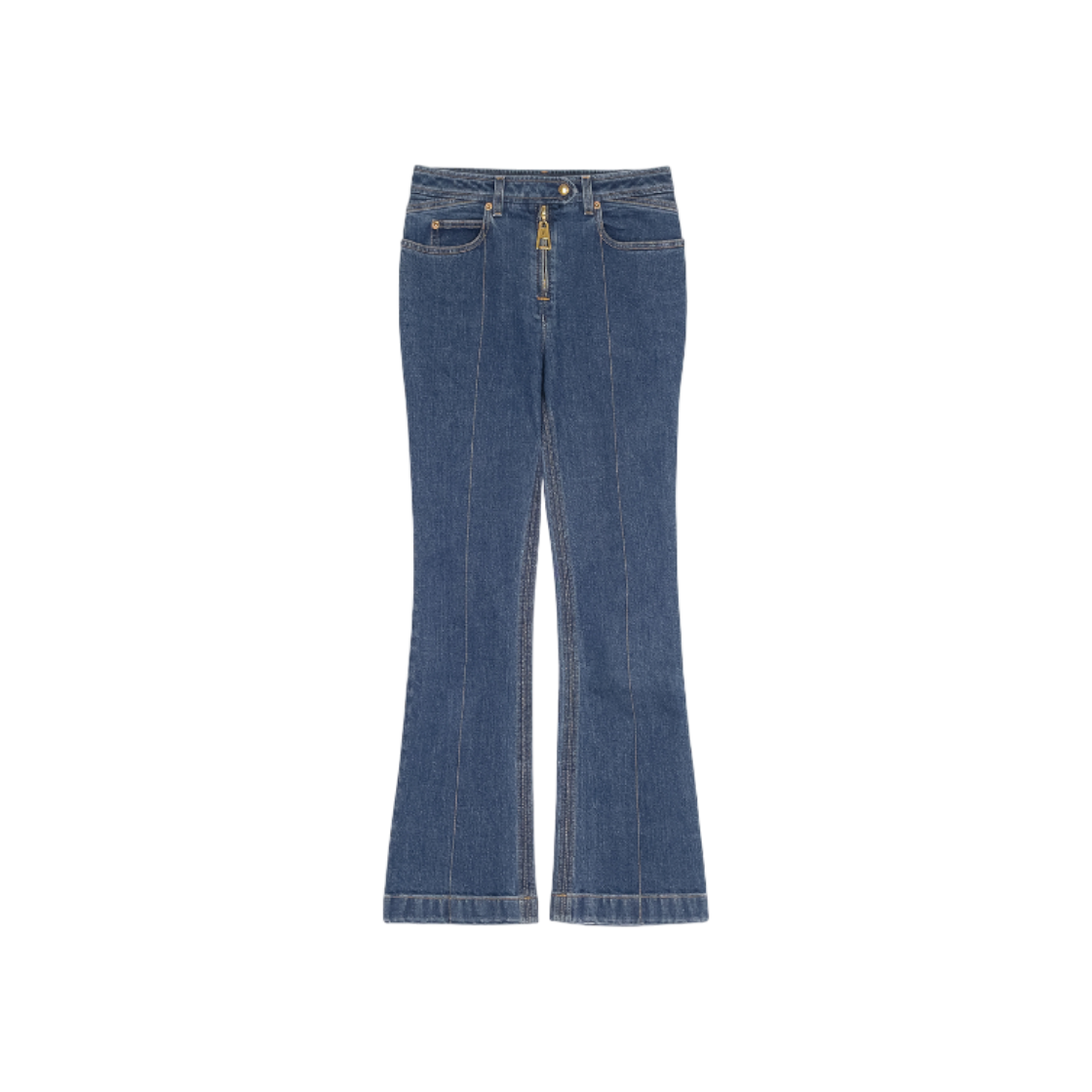 ITBJO2CLGPJI Louis Vuitton Straight Cut Denim Pants 36 Blue