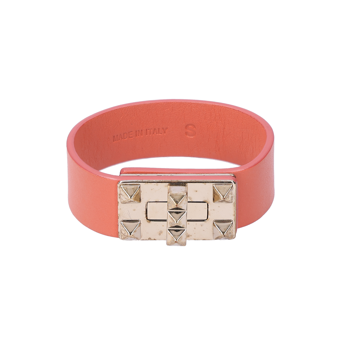ITFPJGGQTI7F Valentino Pink Leather Bracelet