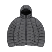 Sunlove Hooded Fly Light Down Jacket Grey