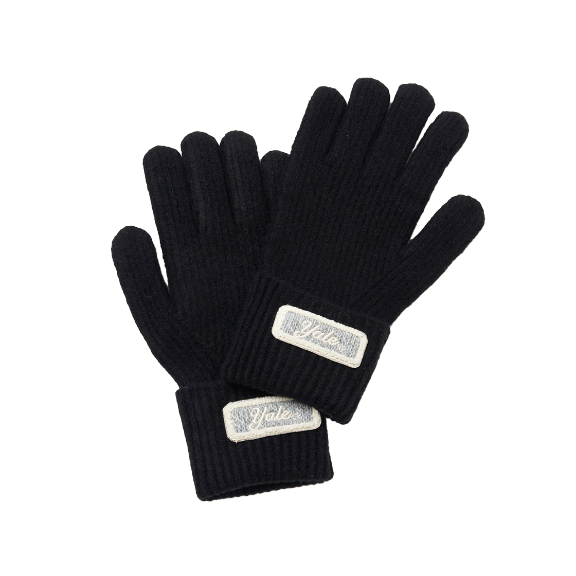 YFW2GL301SBK Yale Wool Knit Gloves Black