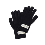 Yale Wool Knit Gloves Black