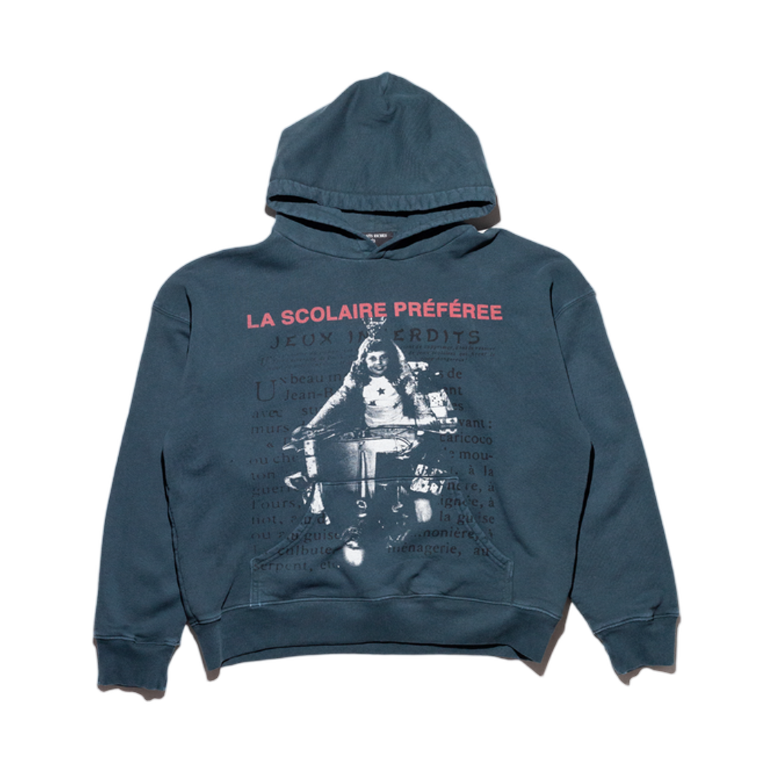 앙팡 리쉬 데프리메 라 스콜레어 프레페레 후드 다크 포레스트 그린(Enfants Riches Deprimes La Scolaire Preferee Hoodie Dark Forest Green) - 1