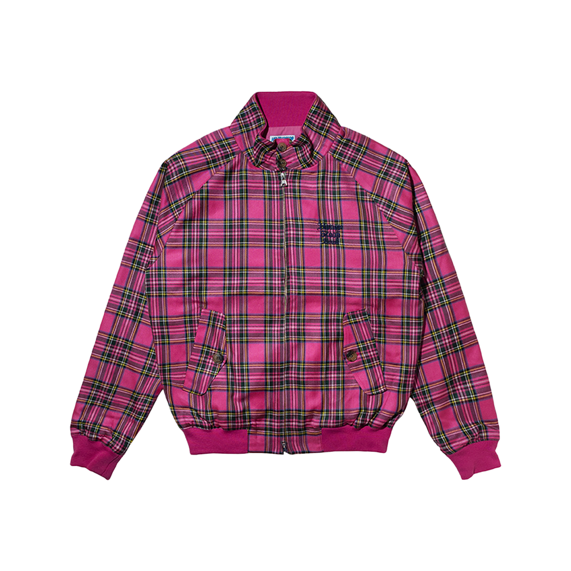허니스쿱하우스 OE 로고 체크 자켓 핑크(Honey Scoop House OE Logo Check Jacket Pink)