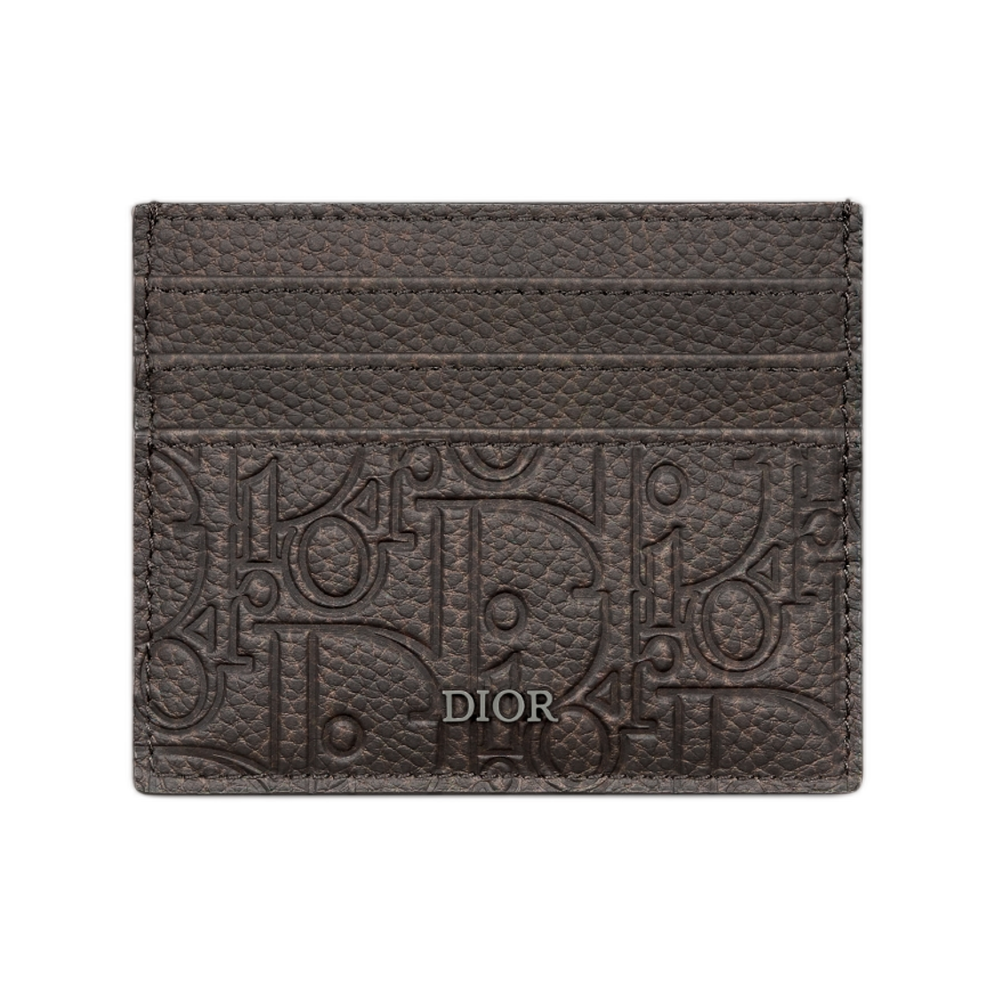 디올 카드 홀더 디올 그래비티 빈티지 레더 브라운(Dior Card Holder Dior Gravity Vintage Leather Brown) - 1
