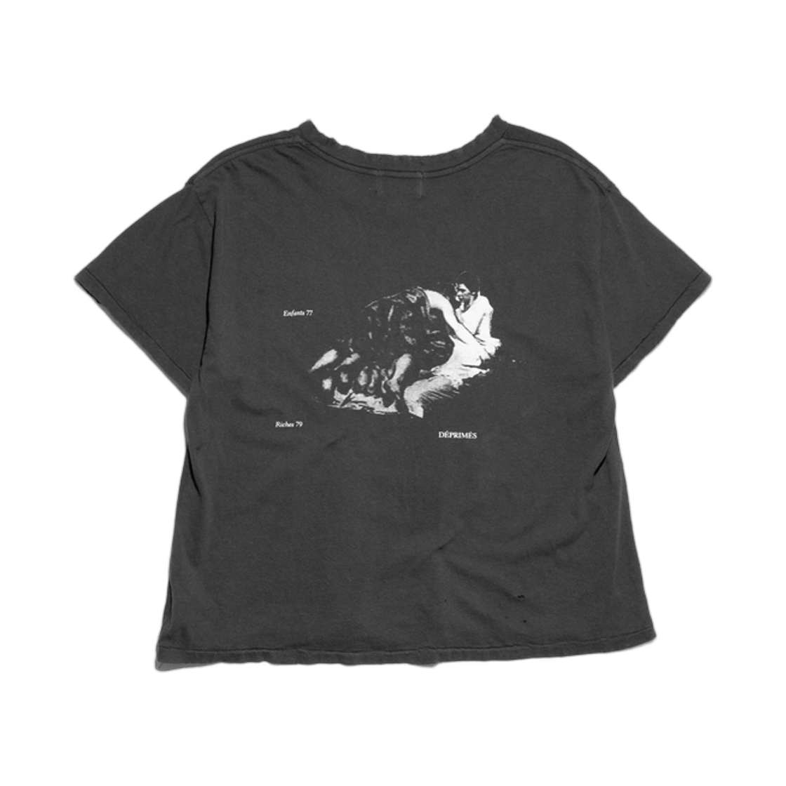 앙팡 리쉬 데프리메 단 라 팡메종 티셔츠 앤티크 블랙(Enfants Riches Deprimes Dans La Pendaison T-Shirt Antique Black) - 2