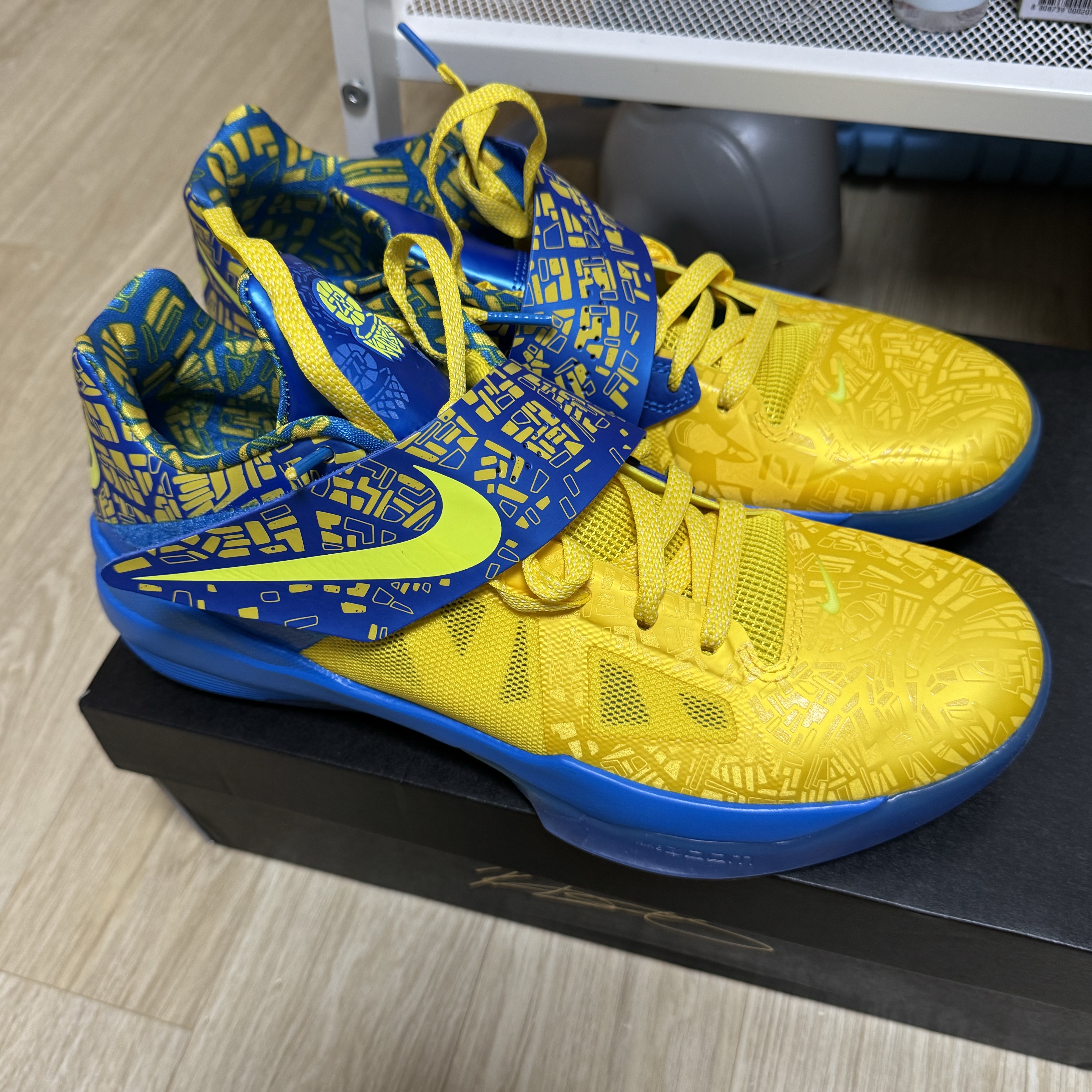 Nike KD 4 Photo Blue Lemon Twist, Nike Hoops Elite Backpack 32L Black Anthracite 착용 스타일 - 5