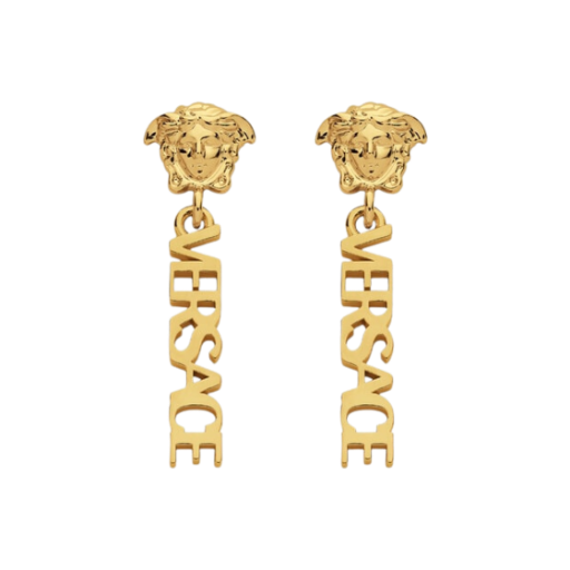 1020250-1A00620-3J000 (W) Versace Drop Earrings Light Gold