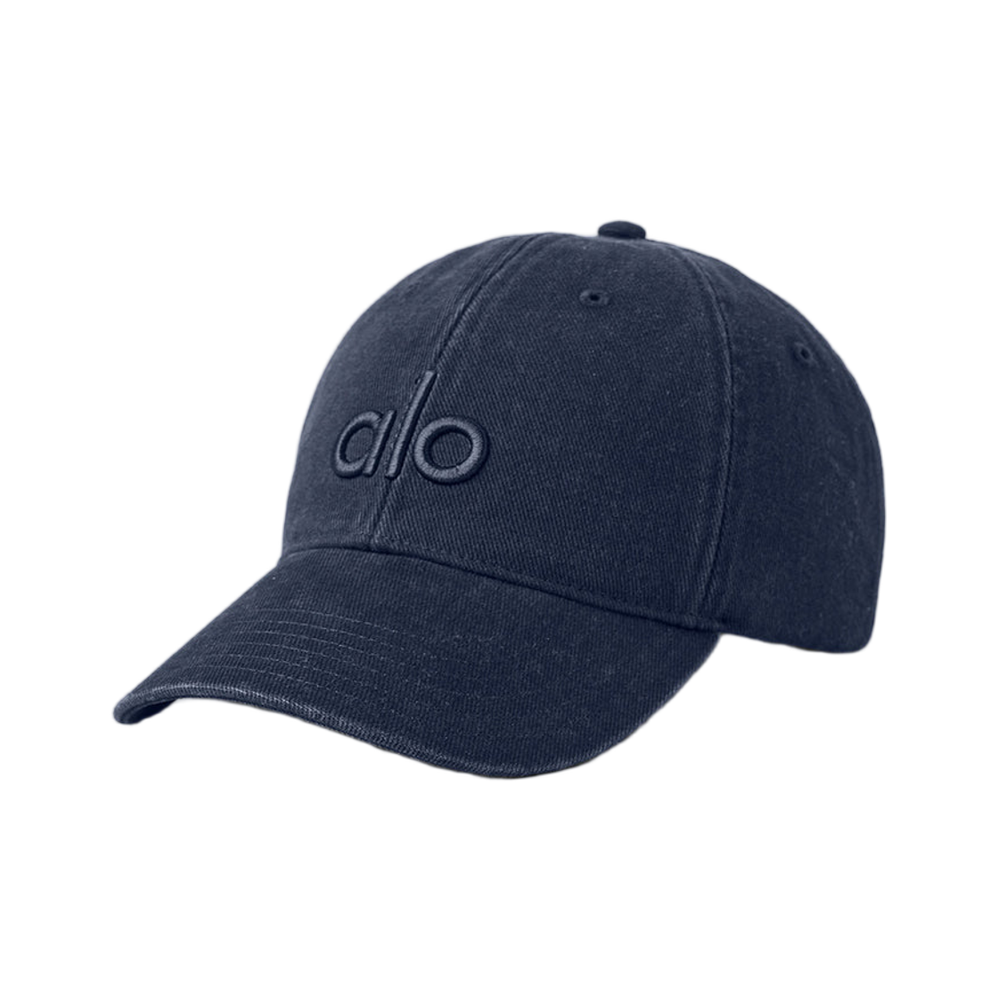 A0497U (W) Alo Yoga Washed Off Duty Cap Vintage Navy