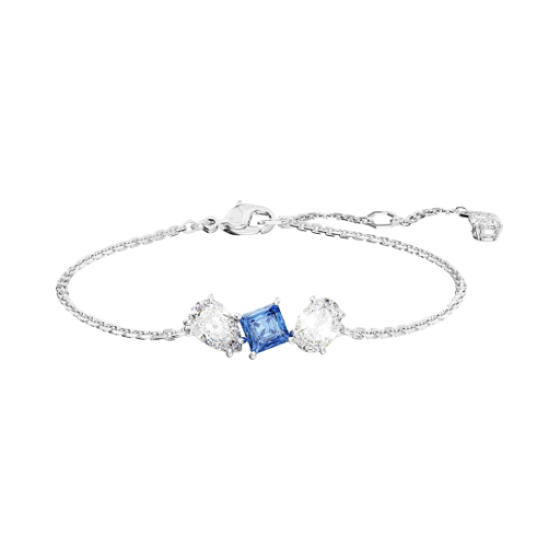 5668359 (W) Swarovski Mesmera Bracelet Mixed Cut Blue Rhodium Plated