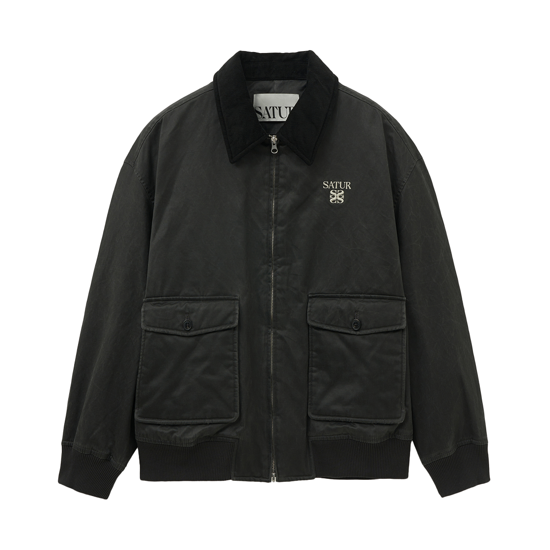 [사은품 증정] 세터 마론 A-2 블루종 자켓 블랙([사은품 증정] SATUR Maron A-2 Blouson Jacket Black)