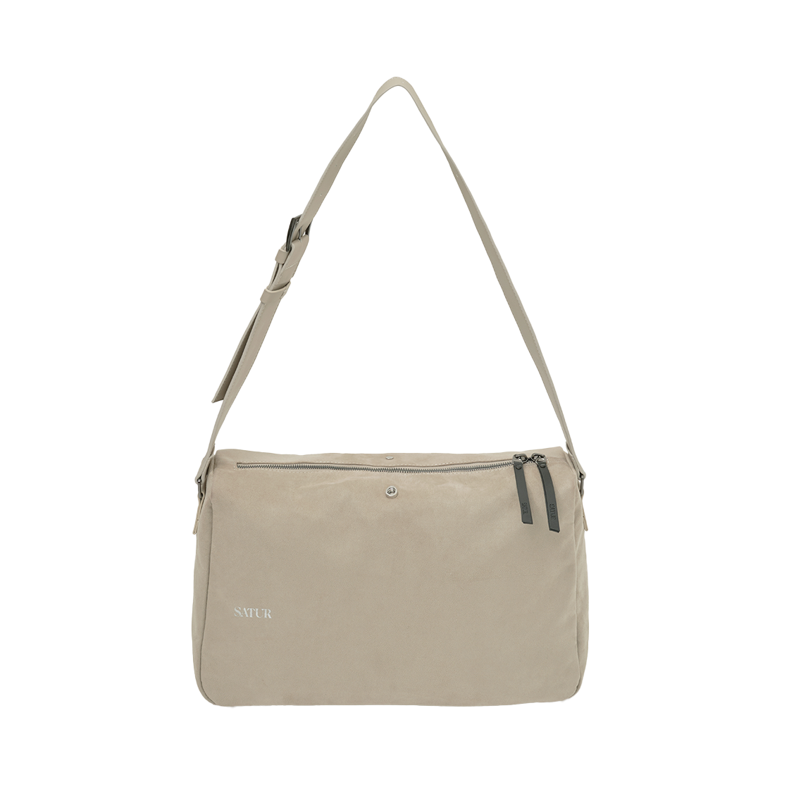 SA255UAB24DBE0 SATUR Verona Big Square Bag Dark Beige