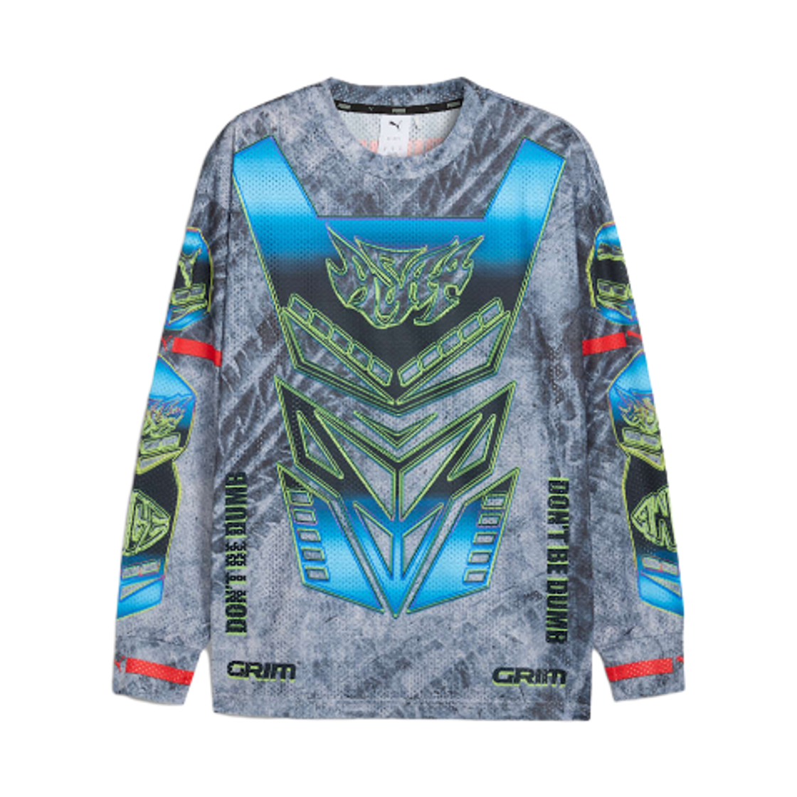 푸마 x 에이셉 라키 모토 아머 롱슬리브 티셔츠 푸마 화이트(Puma x A$AP Rocky Moto Armor L/S T-Shirt Puma White)