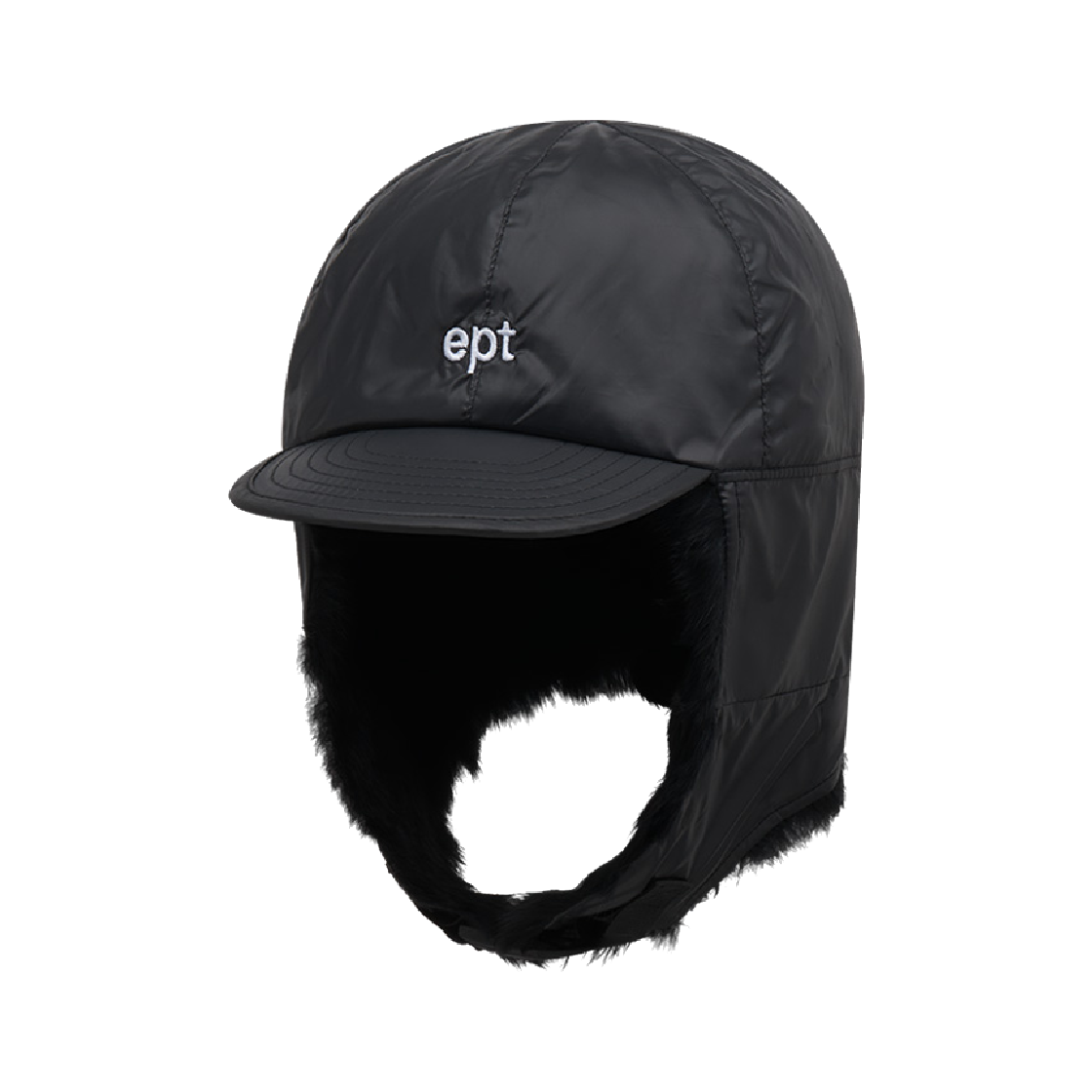 EP5FN3CP00101 EPT Logo Trapper Hat Black