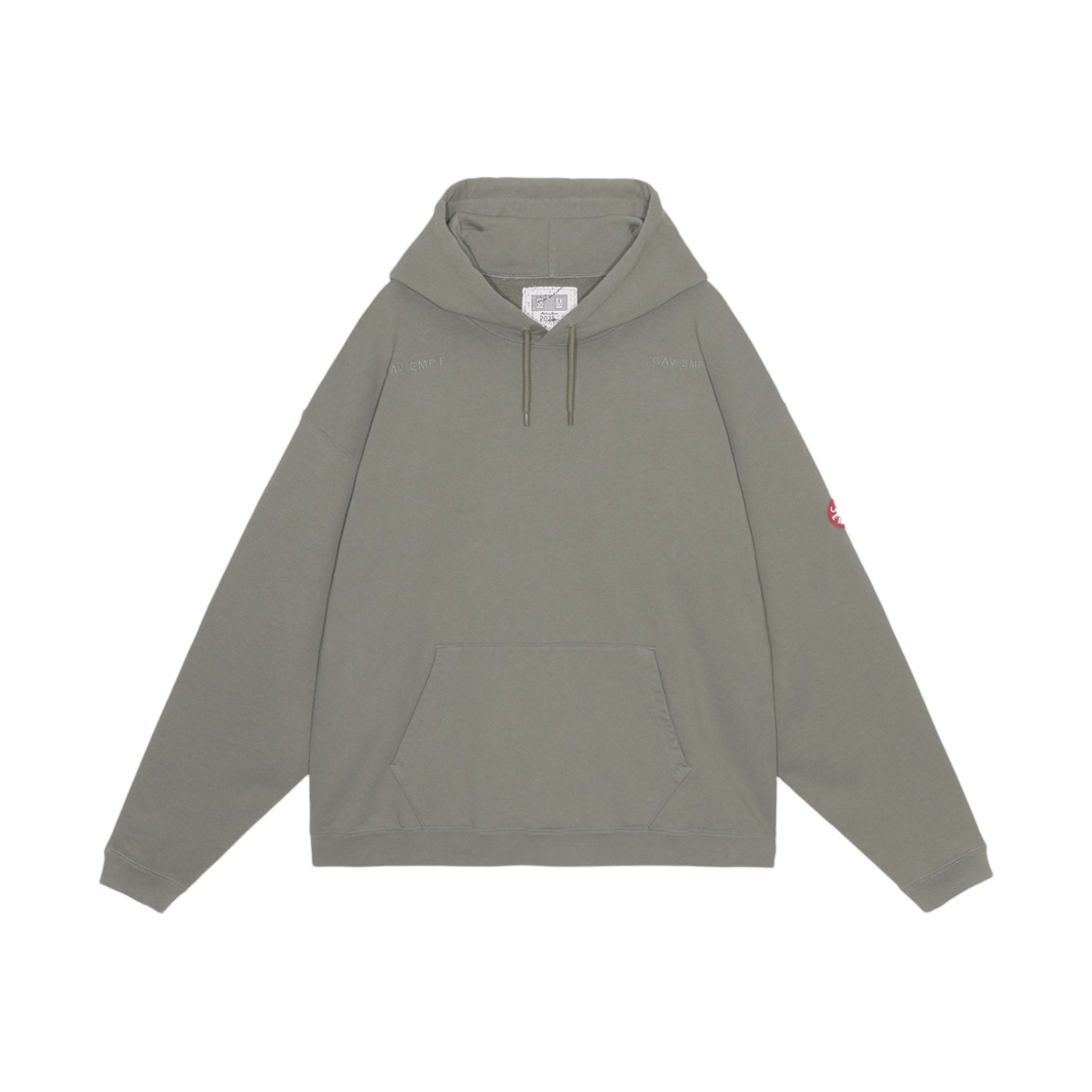 카브 엠트 솔리드 루즈 후디 그린 - 25FW(Cav Empt Solid Loose Hoody Green - 25FW)