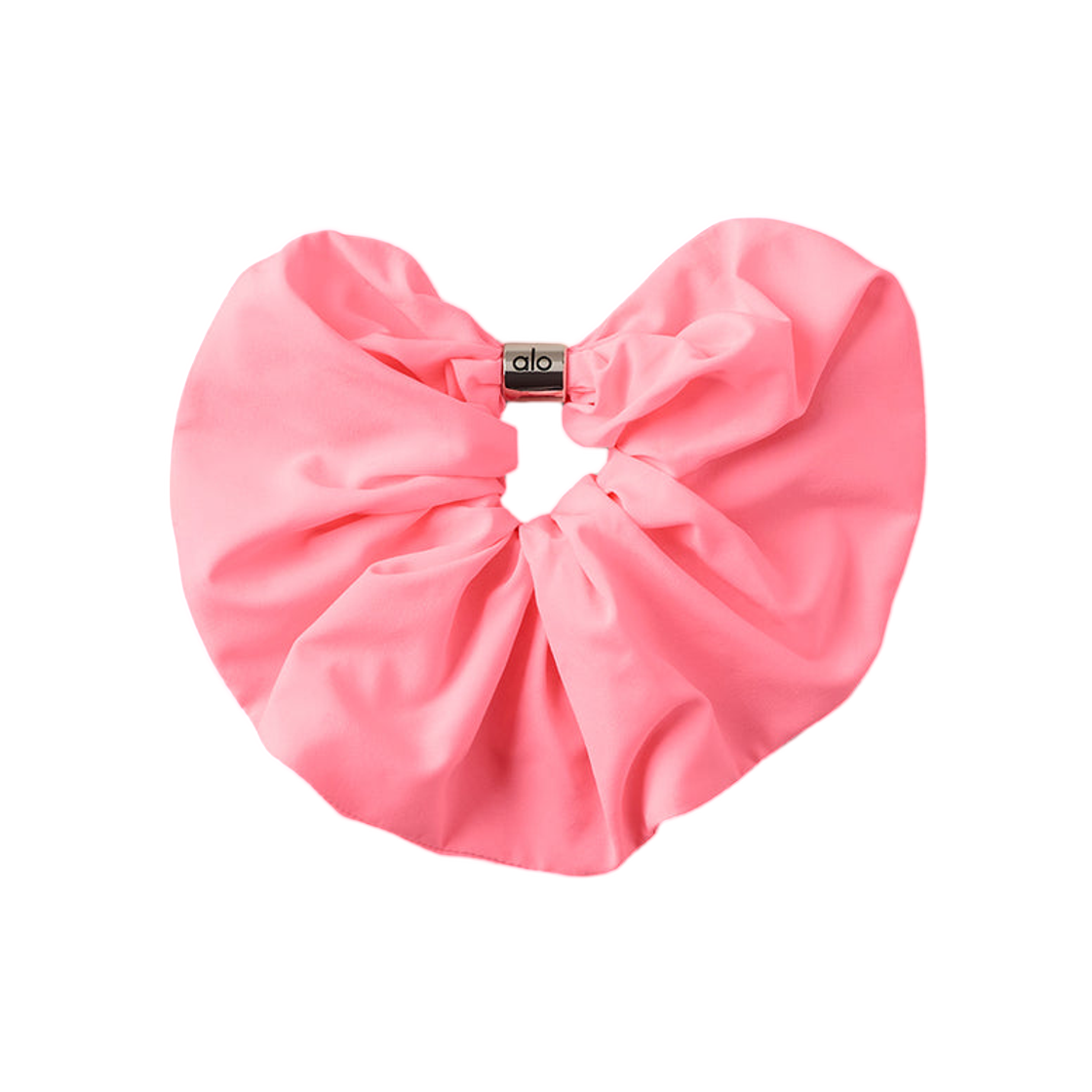 (W) 알로 요가 비드 잇 오버사이즈 스크런치 네온 버블검((W) Alo Yoga Bead It Oversized Scrunchie Neon Bubblegum) - 1