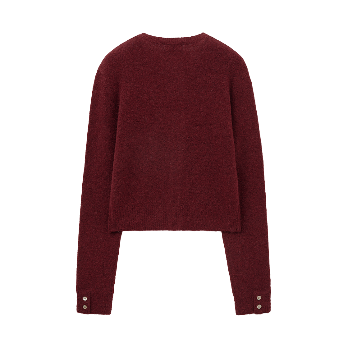 세터 우먼 로렌 울 블렌드 크루 넥 니트 가디건 레드(SATUR W Loren Wool Blend Crew Neck Knit Cardigan Red) - 2