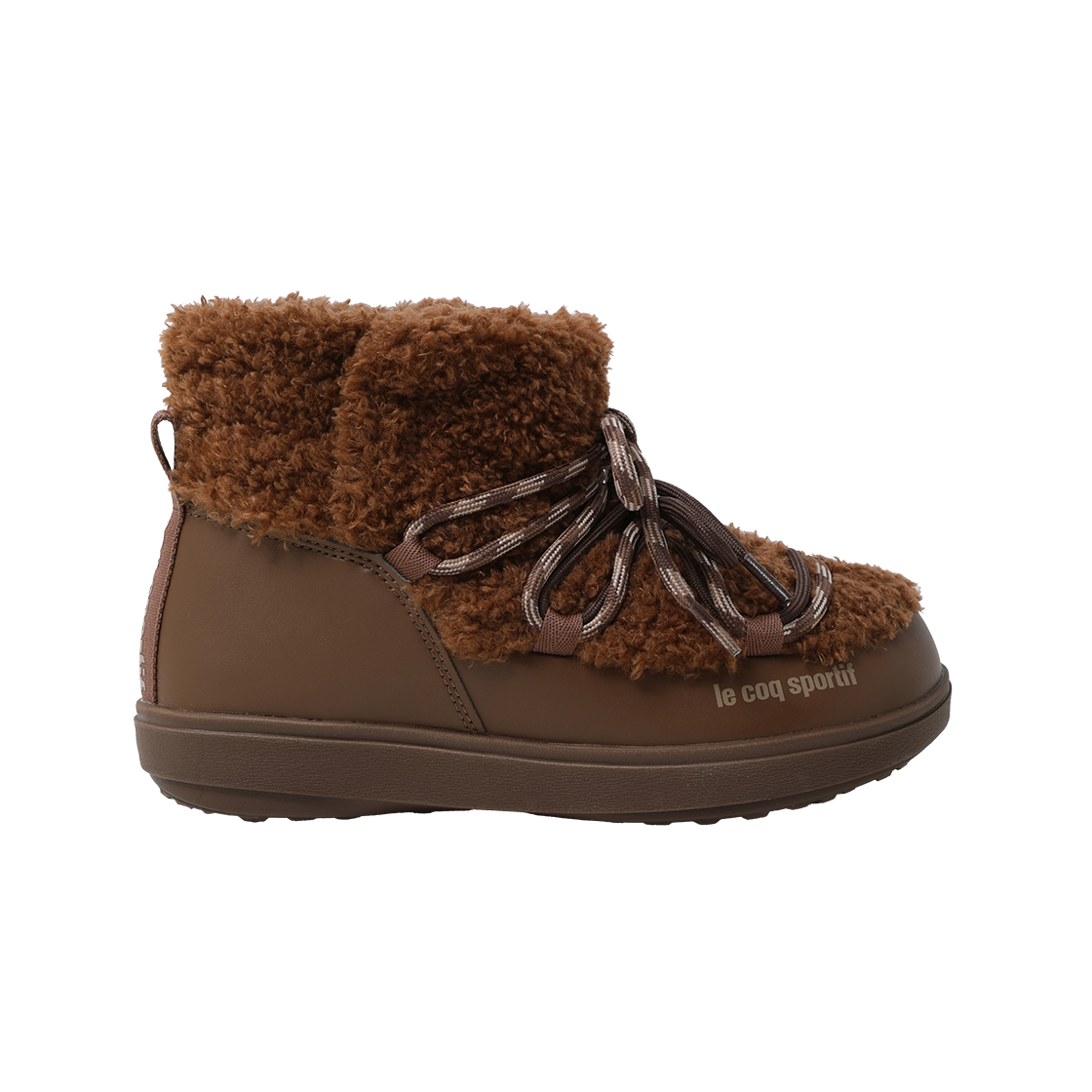 르꼬끄 스포르티브 네오 코쿠니 미드 - 브라운 QQ422LWIO1(le coq sportif Neo Cocoony Mid Brown)