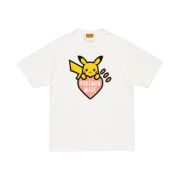 Human Made x Pokemon Graphic T-Shirt White Coral Pink - Seoul Store Exclusive