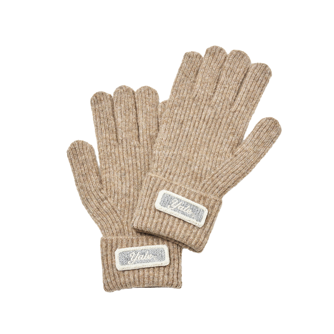 YFW2GL301SBE Yale Wool Knit Gloves Beige