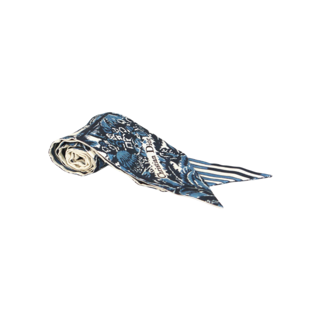 디올 블루 마이카 실크 스카프 A-B30506(Dior Blue Mica Silk Scarf)