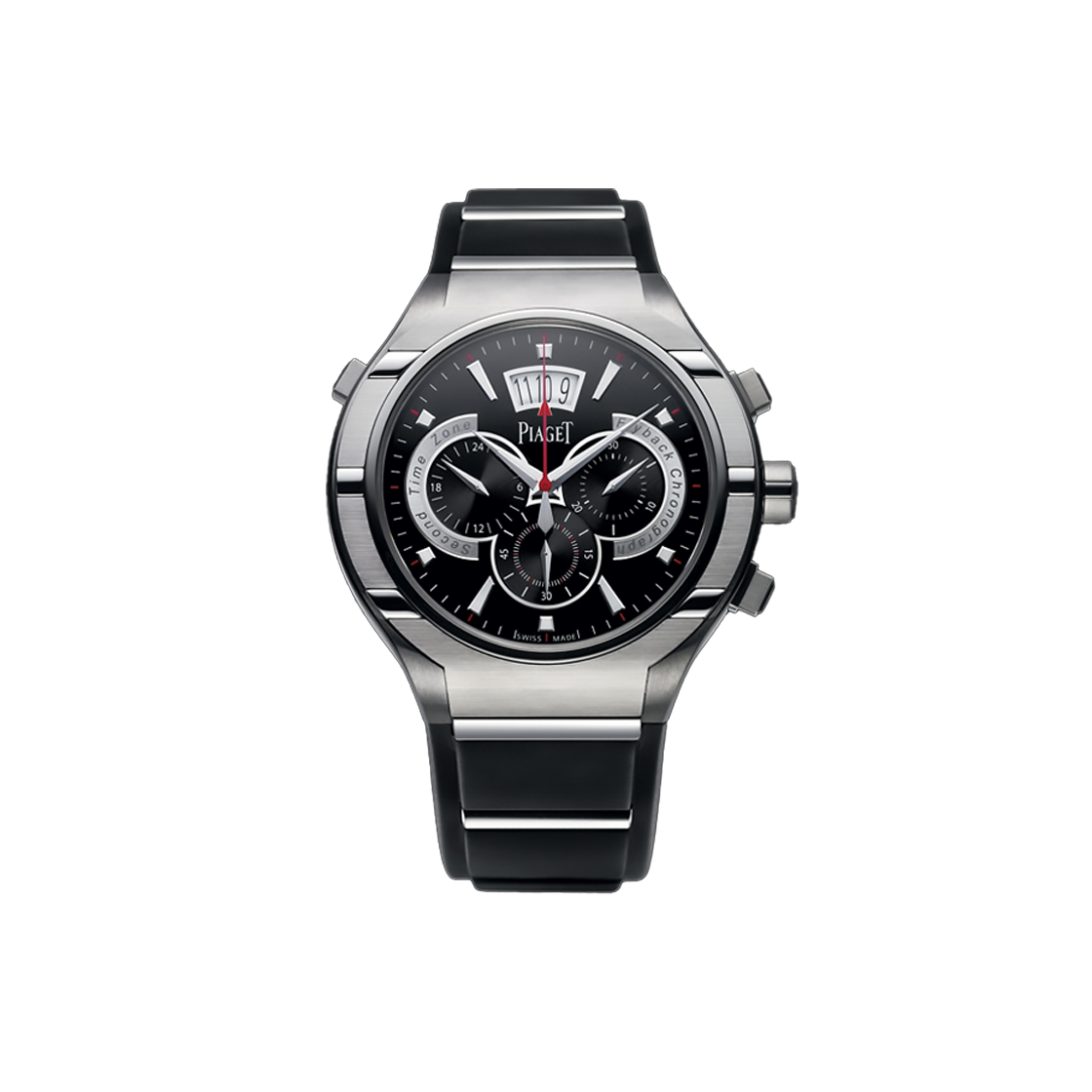 피아제 폴로 포티파이브 크로노그래프 45-G0A34002 블랙 바 NO.6683(Piaget Polo FortyFive Chronograph 45-G0A34002 Black Bar NO.6683)
