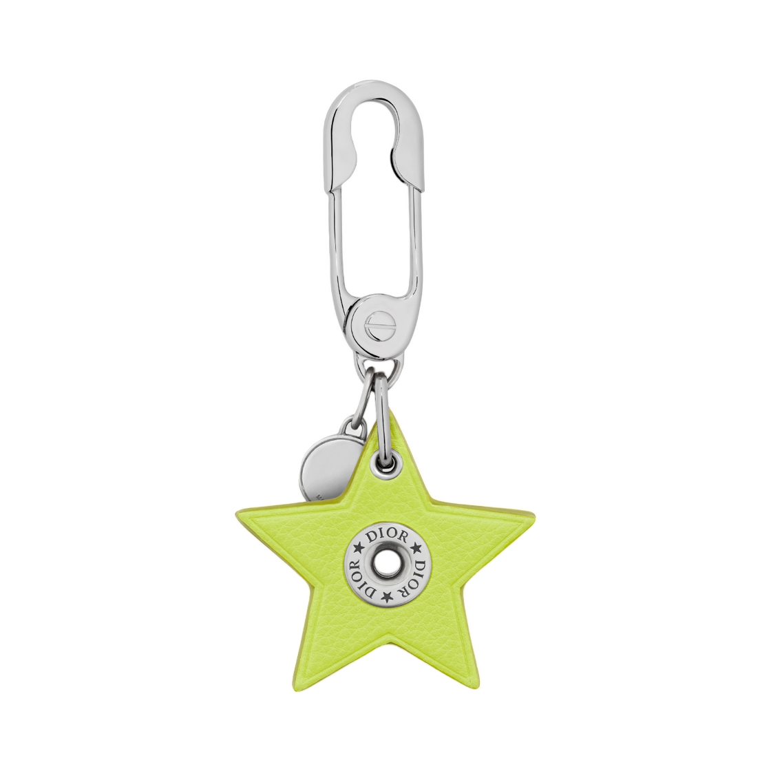 디올 스타 키 링 그레인드 카프스킨 앤 하드웨어 피니쉬 브래스 그린(Dior Star Key Ring Grained Calfskin And Palladium Finish Brass Green) - 1