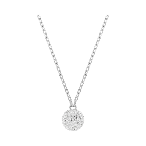 5693206 (W) Swarovski Dextera Pendant Round Cut Sphere White Rhodium Plated