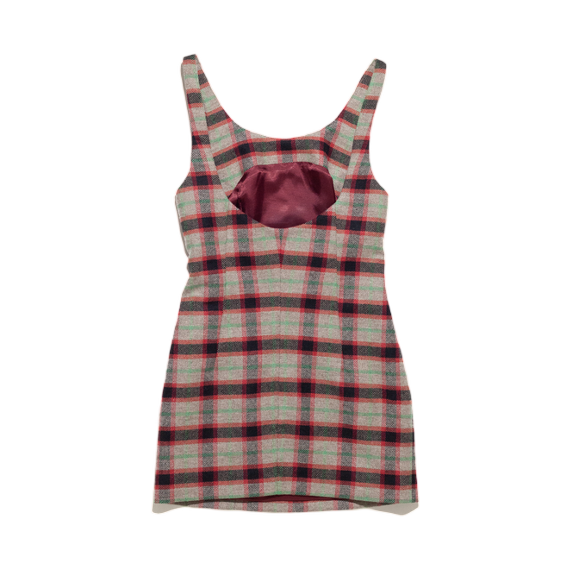 (W) 앙팡 리쉬 데프리메 쉬프트 드레스 멀티 플레이드((W) Enfants Riches Deprimes Shift Dress Multi Plaid) - 2