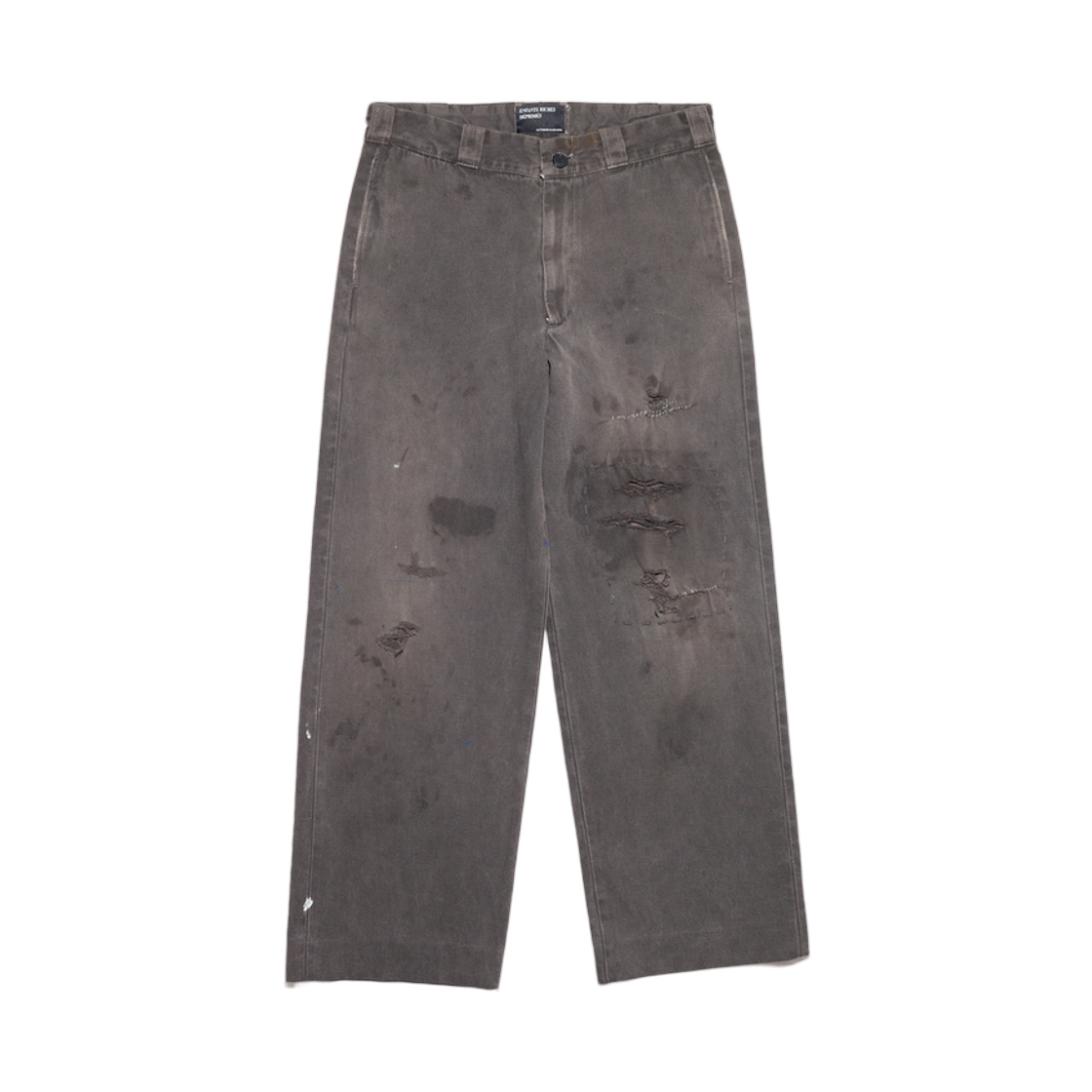 앙팡 리쉬 데프리메 소소스 리페어드 트라우저 페이디드 블랙(Enfants Riches Deprimes Soso's Repaired Trousers Faded Black) - 1