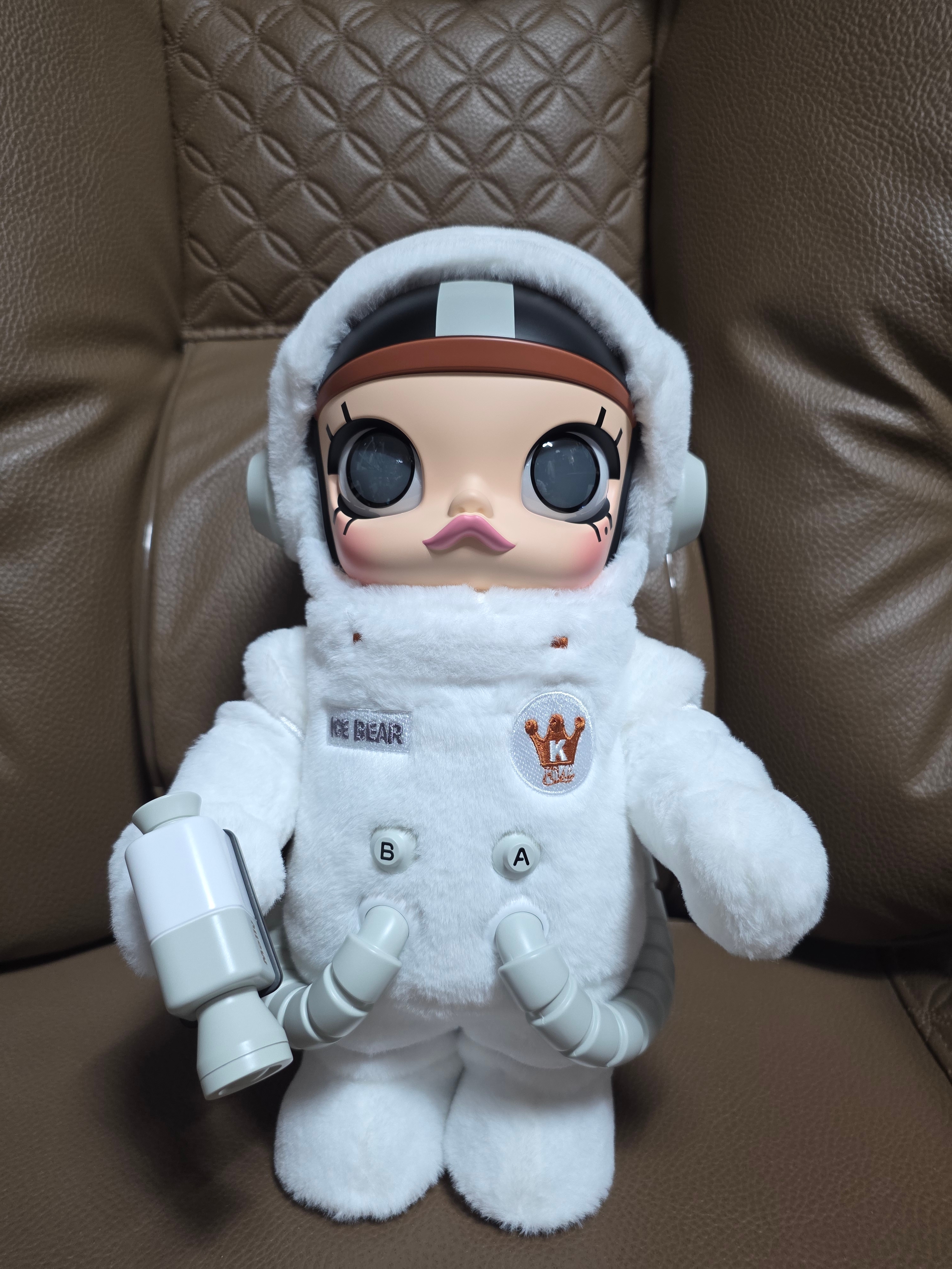 Pop Mart Mega Space Molly 400% We Bare Bears Sealed Case (1 Blind Box) 착용 스타일 - 5
