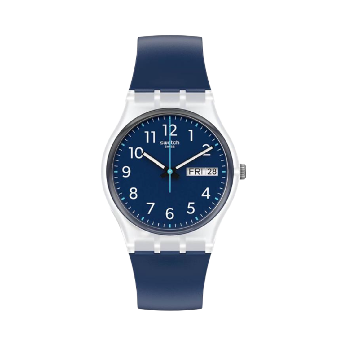 스와치 린스 리핏 네이비 34mm 쿼츠 블루(Swatch Rinse Repeat Navy 34mm Quartz Blue) - 1