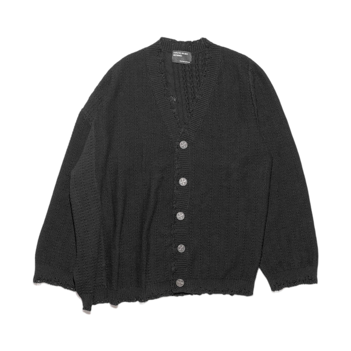 앙팡 리쉬 데프리메 어시메트리컬 가디건 블랙(Enfants Riches Deprimes Asymmetrical Cardigan Black) - 1