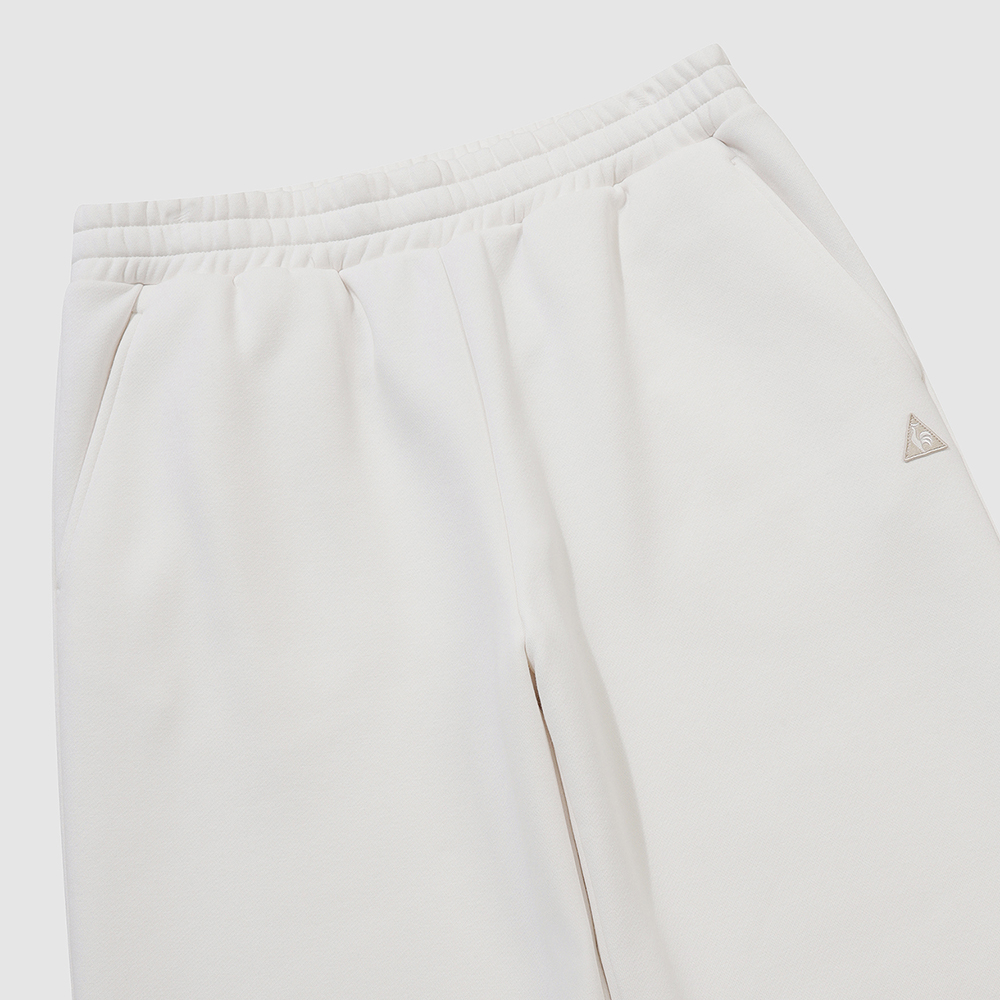 르꼬끄 스포르티브 유니 기모 루즈핏 스트레이트 팬츠 - 아이보리 QQ423LFPO1(le coq sportif Unisex Essential Brushed Straight Pants Ivory) - 5