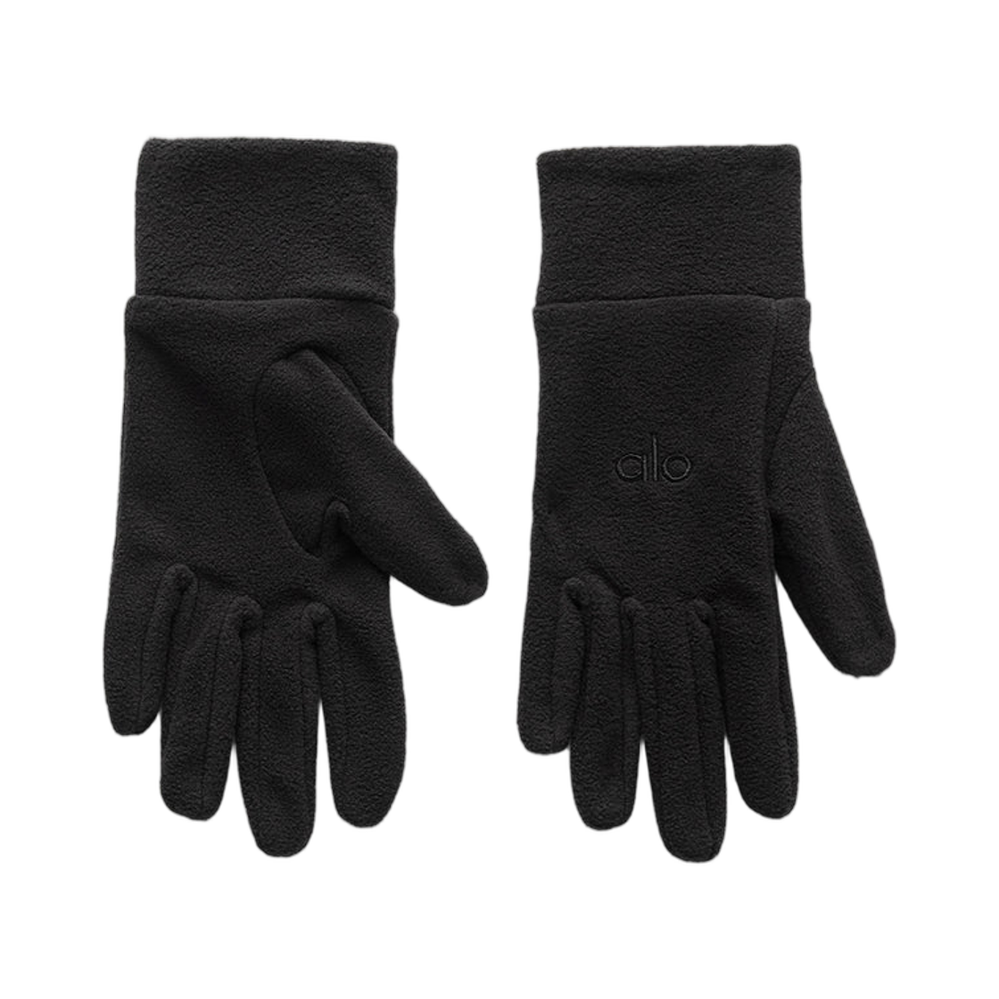 A0434U (W) Alo Yoga Performance Fleece Gloves Black