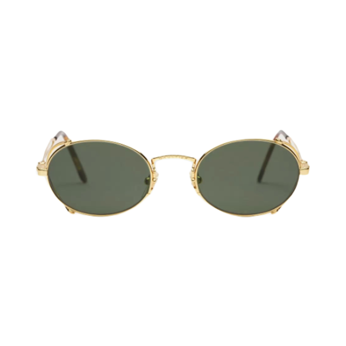 23/18-U-LU003-X032-92 Jean Paul Gaultier The Gold 55-3175 Sunglasses Gold Green Lenses
