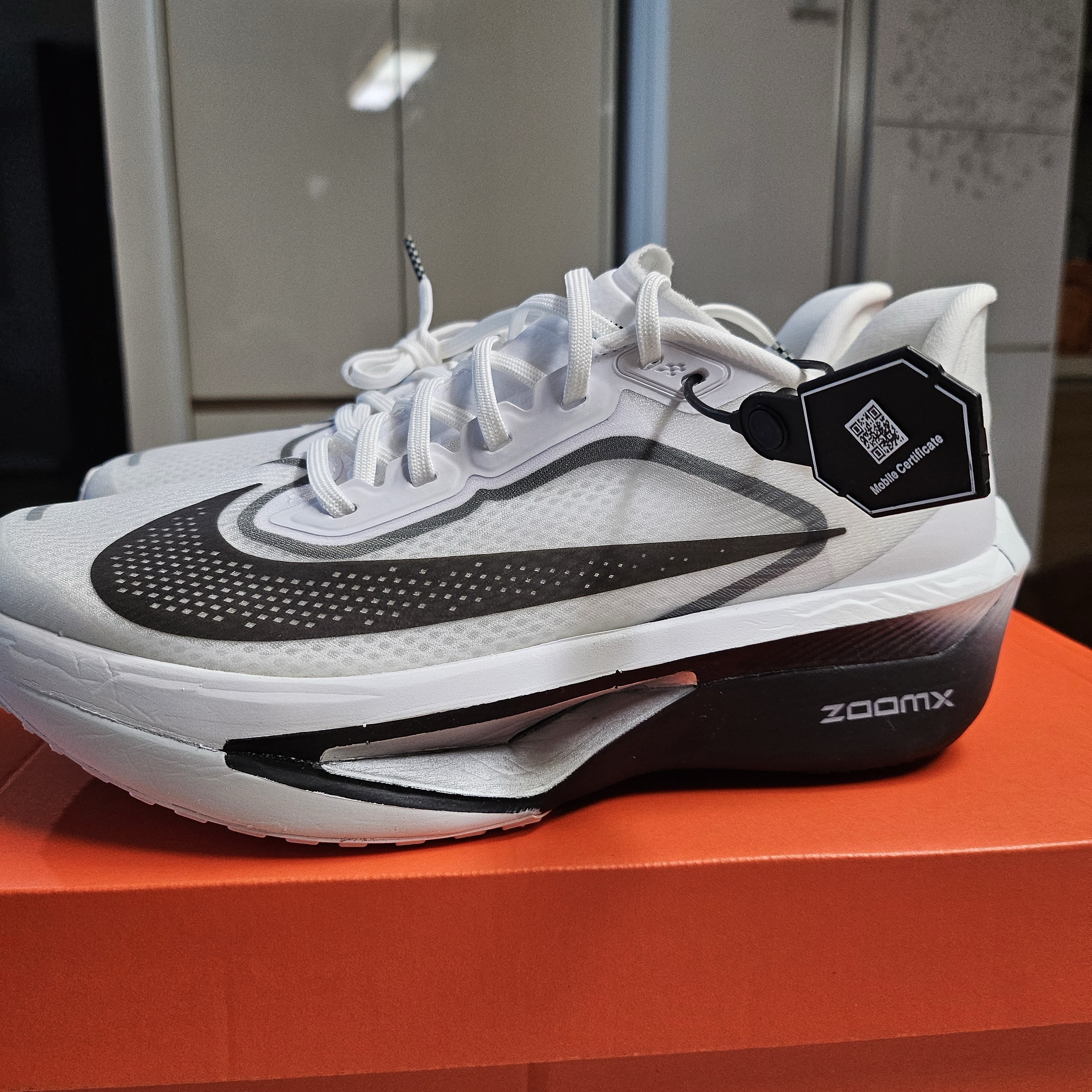 Nike Zoom Fly 6 White Smoke Grey 착용 스타일 - 2