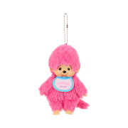 Monchhichi Colors Keychain Berry Pink