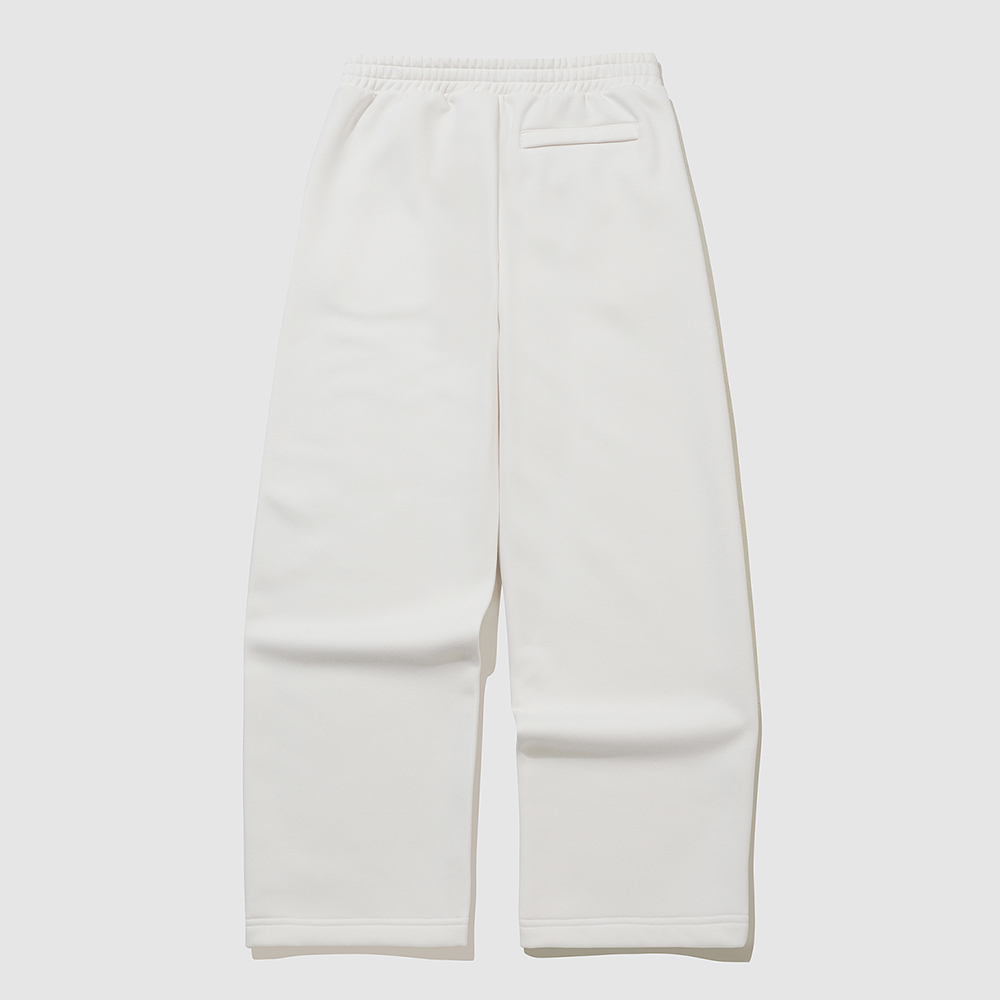 르꼬끄 스포르티브 유니 기모 루즈핏 스트레이트 팬츠 - 아이보리 QQ423LFPO1(le coq sportif Unisex Essential Brushed Straight Pants Ivory) - 3