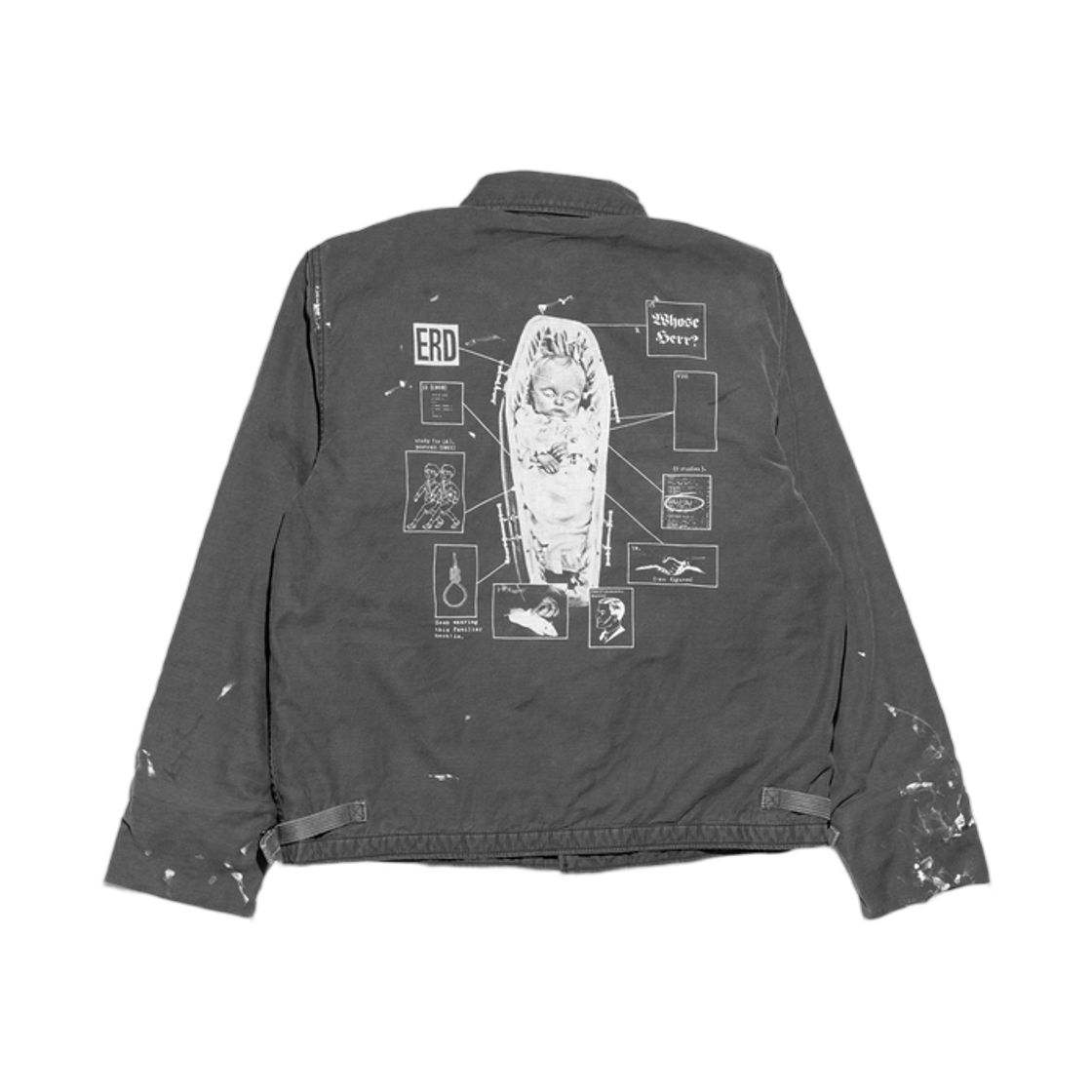 앙팡 리쉬 데프리메 스터디 포 어 포트레이트 N35 자켓 페이디드 블랙(Enfants Riches Deprimes Study For a Portrait N35 Jacket Faded Black) - 2