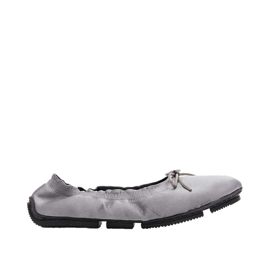 네거티브쓰리 우먼 드라이빙 리본 플랫 실버 그레이